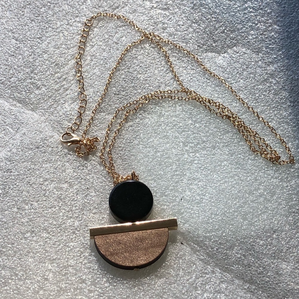 Moveable Wood Necklace
